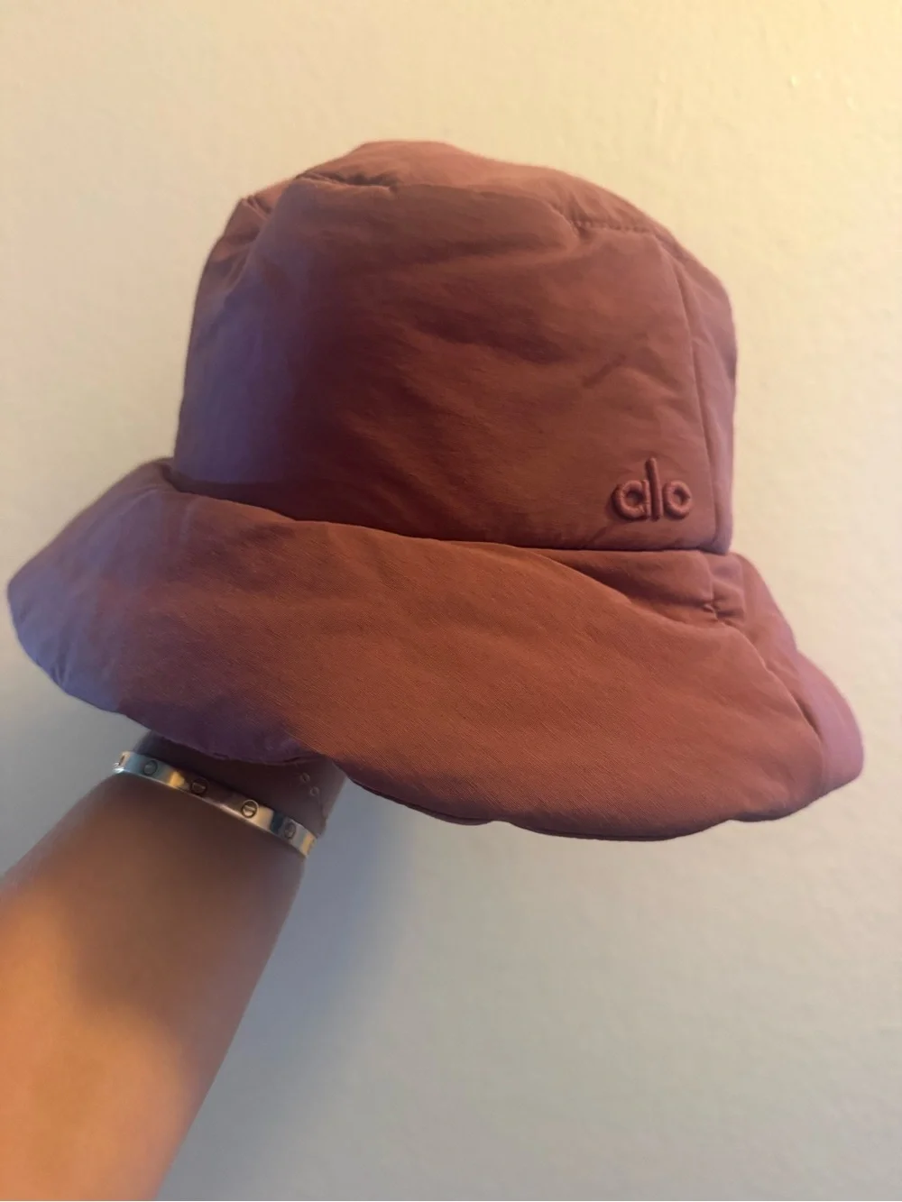 ALO Yoga Kids Rose-Mauve Bucket Hat
